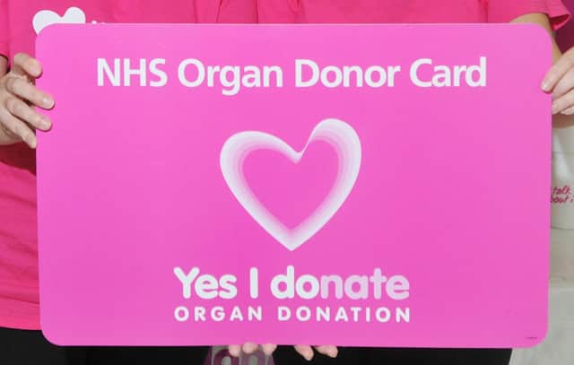 File picture from an organ donor awareness drive