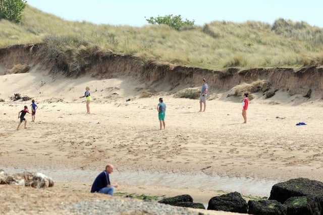 Alnmouth beach, right next to one of the coast's prettiest villages, is ranked number 8. It gets a 4.5 rating based on 413 reviews.