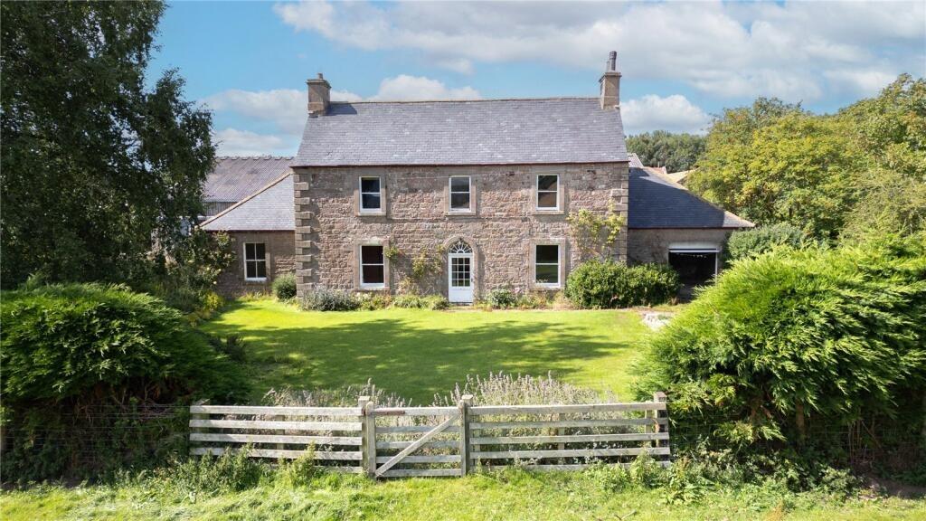 Northumberland countryside gem: Listed farmhouse and cottage with 13.5 ...