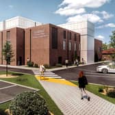 A CGI impression of the operating theatre block Merit will construct in Solihull. (Photo by Merit)