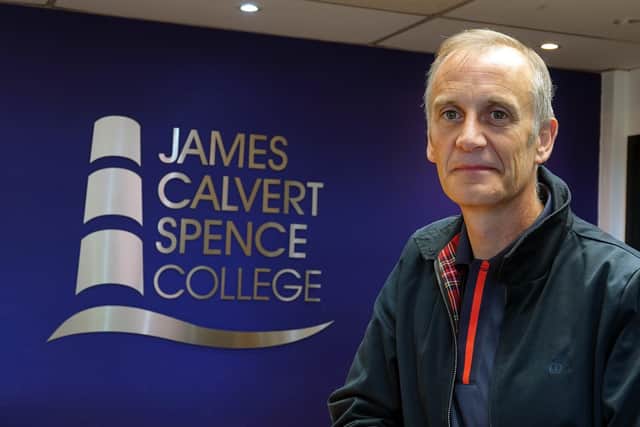 Neil Rodgers, executive head at James Calvert Spence College in Amble.