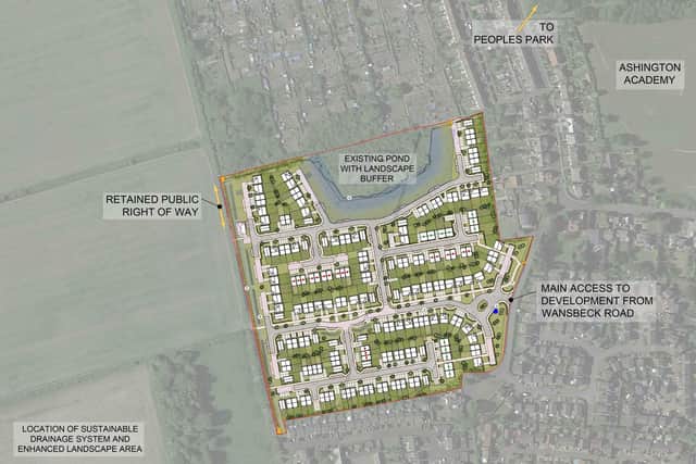 A plan of the proposed development. (Photo by The Banks Group)