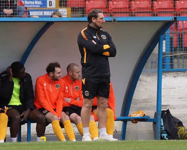 Berwick Rangers manager Martin Scott.