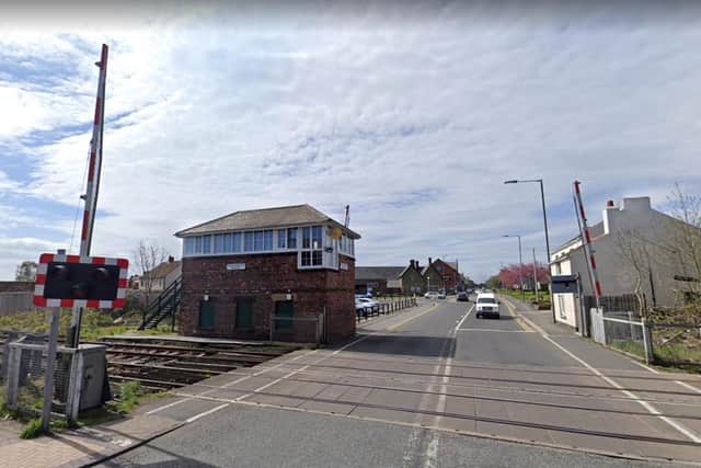 Bedlington South Level Crossing is one of the places where overnight work will result in road traffic disruption this month.