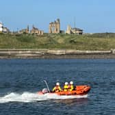 The Tynemouth inshore lifeboat is dispatched. (Photo by RNLI/Howard Harrison)