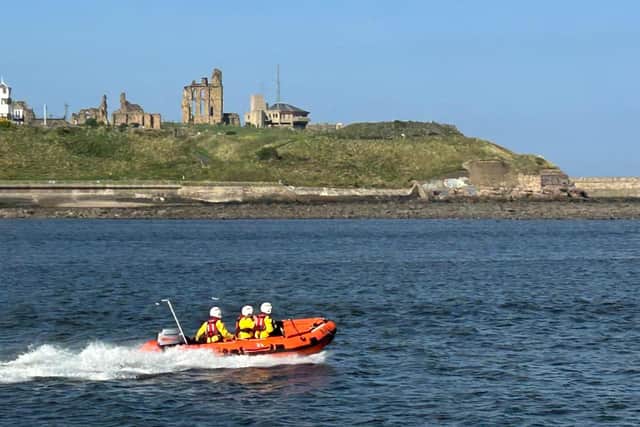 The Tynemouth inshore lifeboat is dispatched. (Photo by RNLI/Howard Harrison)