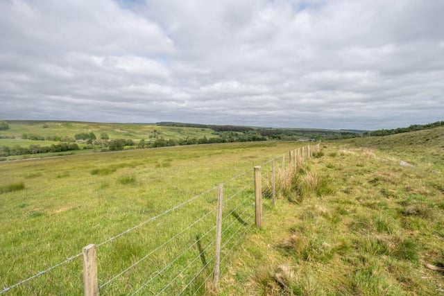 Views across the Northumberland countryside.