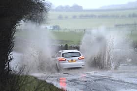 Flooding in Northumberland. Picture by Jane Coltman