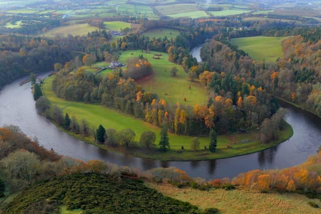 The River Tweed in the Scottish Borders.