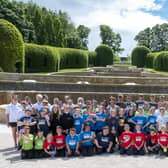 School Games participants at The Alnwick Garden.