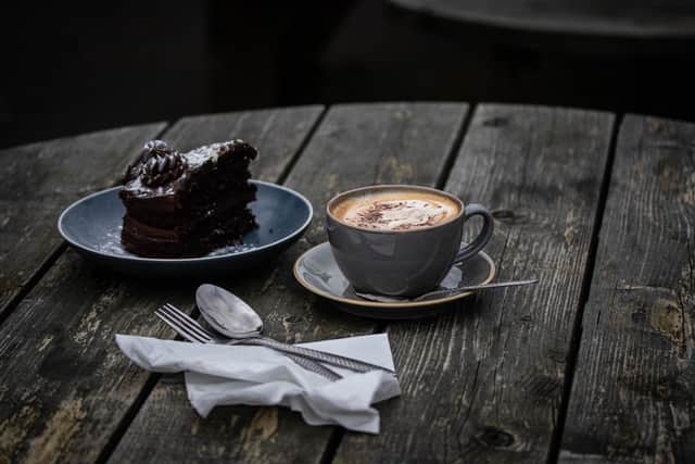 Coffee and cake.