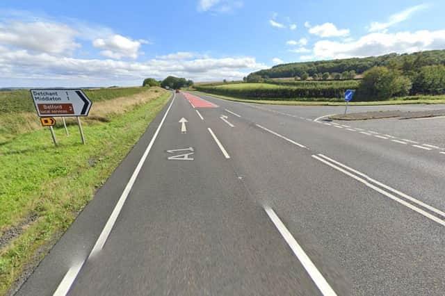 The Detchant junction on the A1, near Belford. Picture: Google