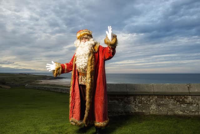 Father Christmas will be at Bamburgh Castle picture Phil Punton.