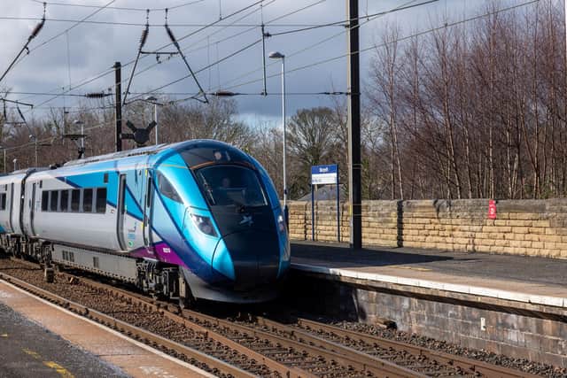 A TransPennine Express train at Morpeth. Picture: Dave Shaw