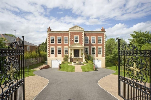 A second entry from Darras Hall, this superb six bedroom modern mansion house is set in landscaped grounds on Runnymede Road, one of the most prestigious streets in the North East. It is for sale with Dobsons for £2.75m.