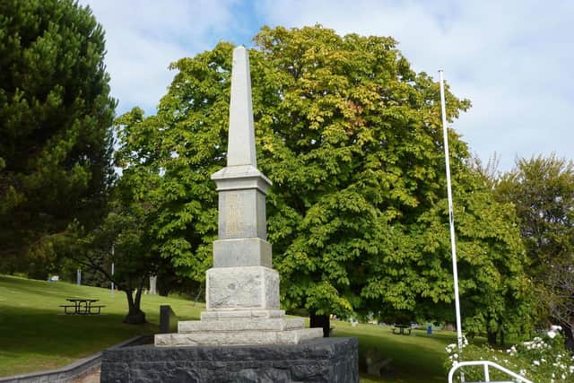 Burnie Cenotaph in Tasmania, a monument to the memory of local soldiers who died in action during the First World War, is also watched over by a horse chestnut tree.