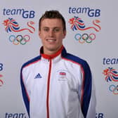 Euan Dale, who started off at Duns Amateur Swimming Club, in his Great Britain tracksuit for the 2008 Olympic Games. Picture by by Shaun Botterill/Getty Images.