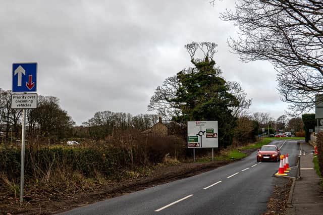 Concerns have been raised about a new road layout outside Hipsburn Primary School.