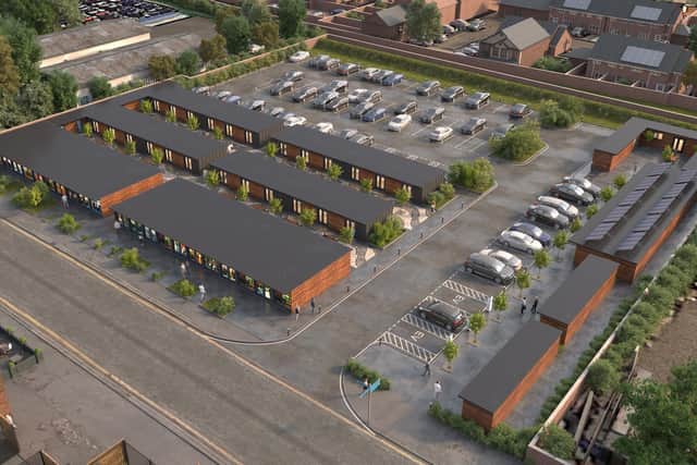 A CGI of the startup business facilities 37 Degrees have submitted a planning application for.