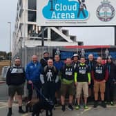 More than a dozen people are set to walk 23 miles to raise money for prostate cancer.