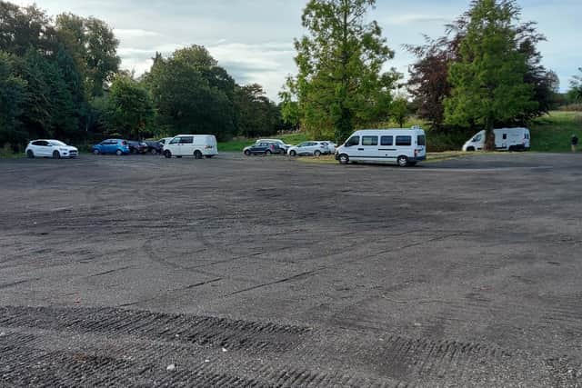 Extra parking has been created off Howling Lane in Alnwick.
