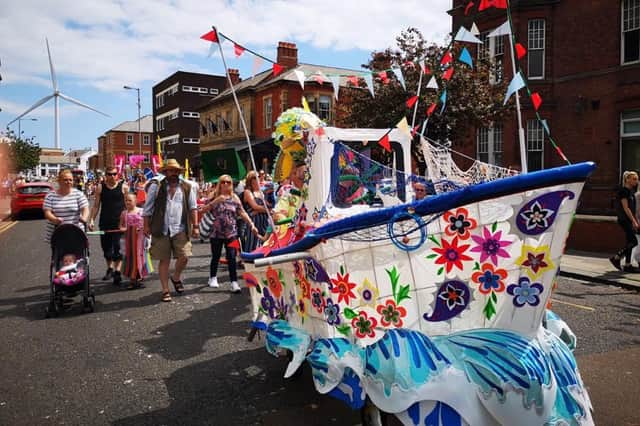 Blyth Town Carnival is returning in 2021. A display from a previous parade held in the town.