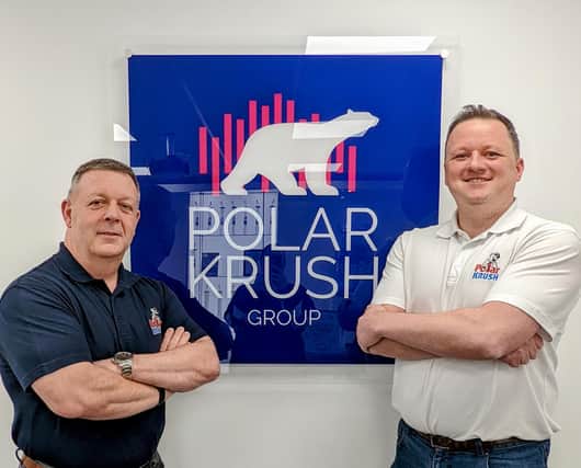 Polar Krush CFO Kieron O'Connor and CEO Michael Reid.