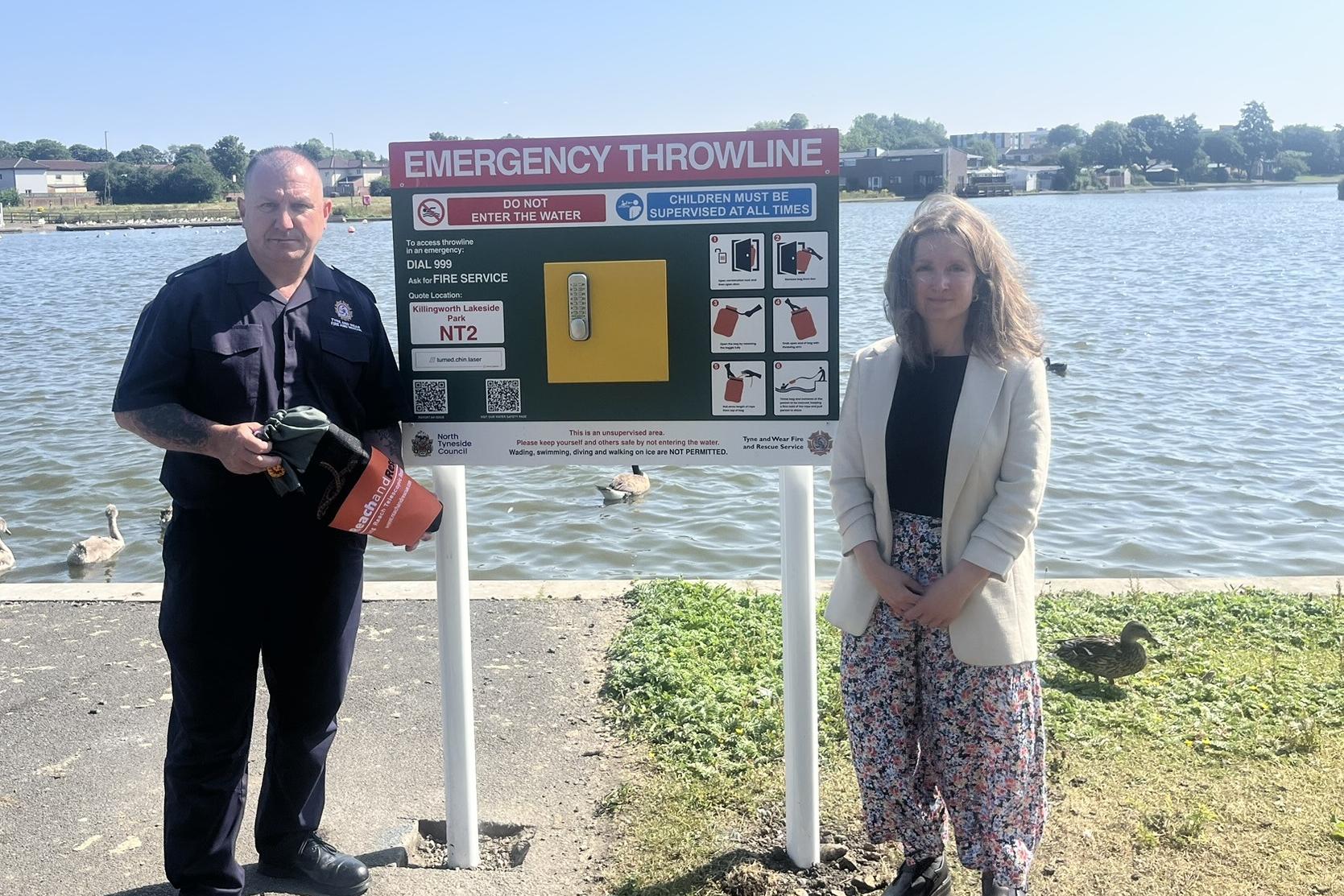New water safety rescue equipment at parks and visitor sites