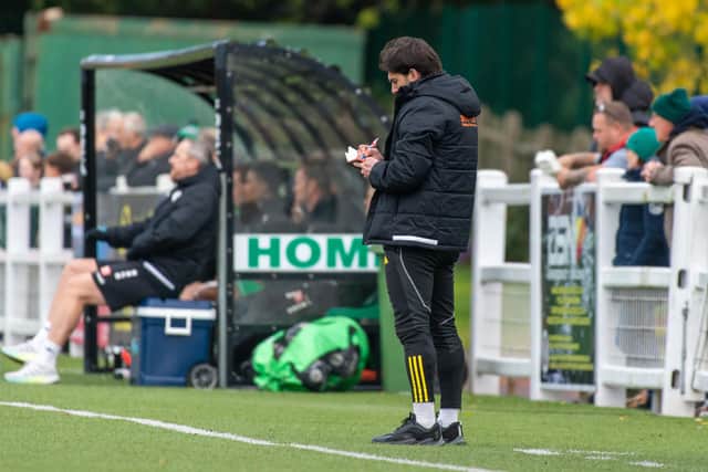Ashington manager Marc Ellison. Picture: Ian Brodie