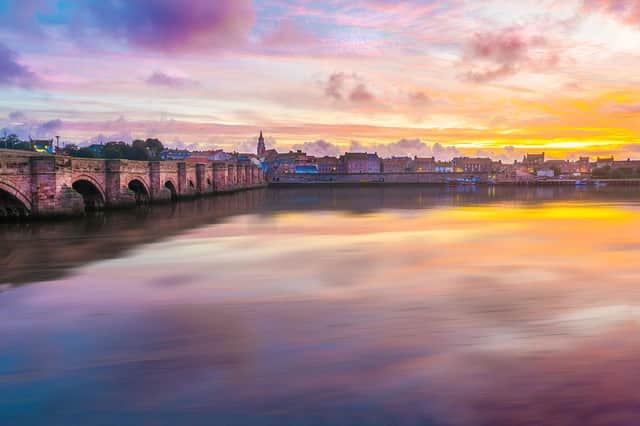 Raymond Johnston's image of a sunrise over Berwick was one of the winners in the trust's photography competition.