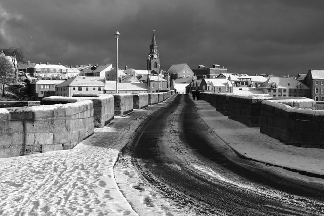 This lovely picture of Berwick’s Old Bridge on a wintry day was taken by Ray Goti.