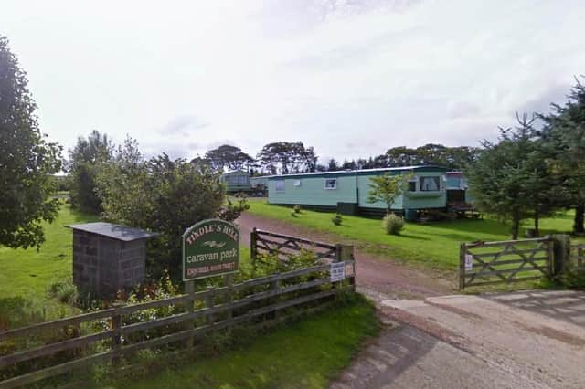 Tindle’s Hill Caravan Park, near Longhorsley. Picture by Google Maps