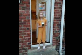 Donna Wright sent in a video of her 8-year-old granddaughter supporting NHS workers and carers.