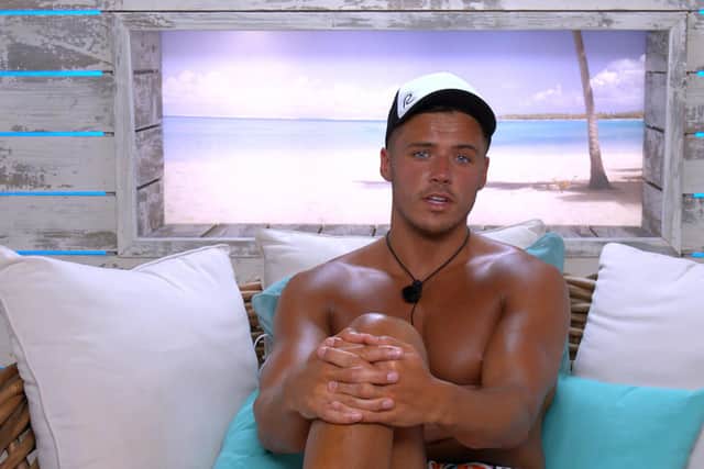 Brad McClelland on Love Island. Picture courtesy of ITV/Lifted Entertainment
