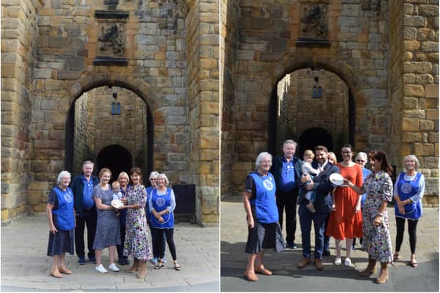 First-born babies of 2020 and 2021 at Hillcrest in Alnwick were presented with commemorative plates.