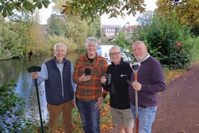 Tom Pattinson, Carl Stiansen, Tom Cadwallender and Steve Lowe in Morpeth. Picture: North News