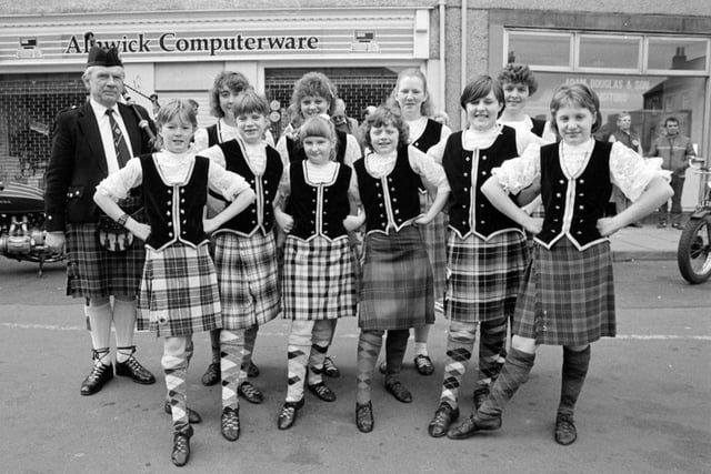 Highland dancers in Alnwick.