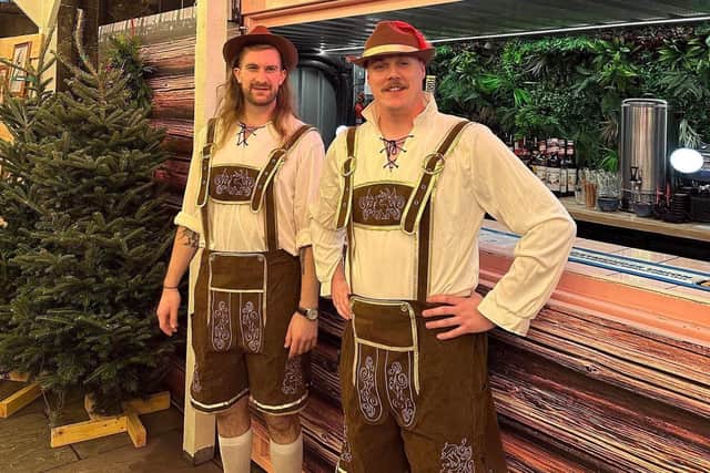 The lederhosen are out for the German inspired theme this winter.