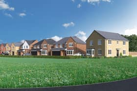 An artist's impression of how the finished Longridge Farm could look.