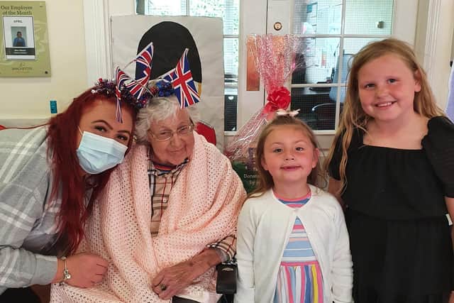 Residents at Chester Court care home were joined by their families for the jubilee party.