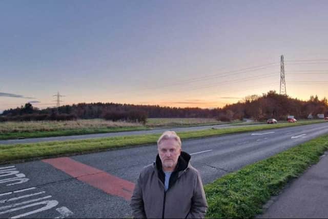 Cllr Wayne Daley is unhappy that the slip road could be closed. (Photo by Wayne Daley)