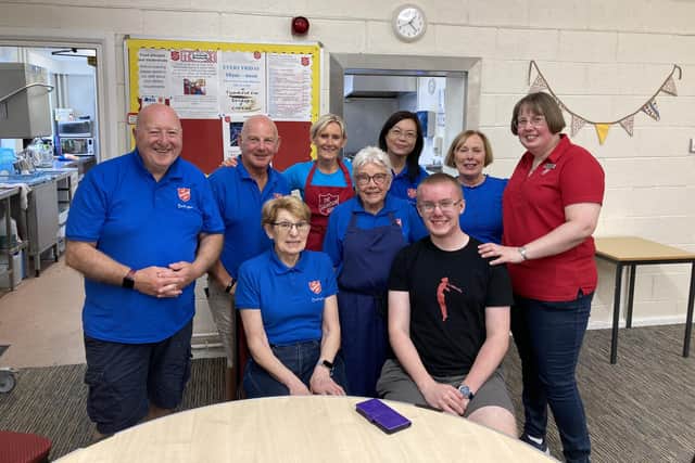 Volunteers at Bedlington Salvation Army. (Photo by Salvation Army)