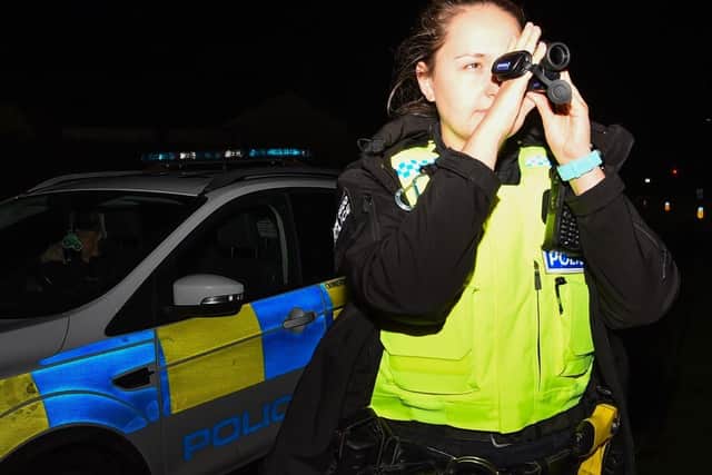 Thermal cameras are being used by police in Northumberland.