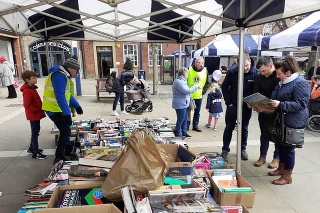 Picture from the previous Lions Club of Morpeth Bumper Book Sale.