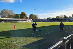 Morpeth Town travelled to Stafford looking to bounce back after their 7-0 defeat at Worksop Town. Picture: Morpeth Town