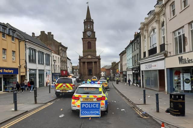 Police have cordoned off Marygate following the collision.