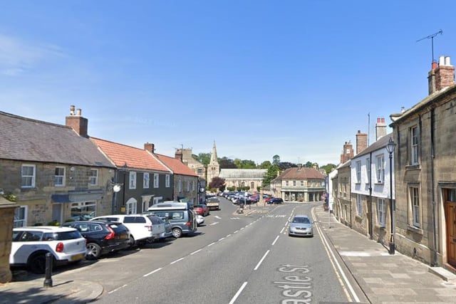 There were 41 positive cases in Amble West with Warkworth where the rate is 1,016.