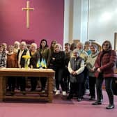 Morpeth for Ukraine lighting of candles and gathering in support and friendship at St George’s Church last Friday (February 24) – the one-year anniversary of the full-scale military invasion of the country by Russia.