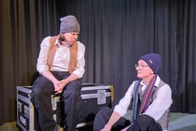 Claire Barber and Keith Shotton in Nomad's Stones in His Pockets.
