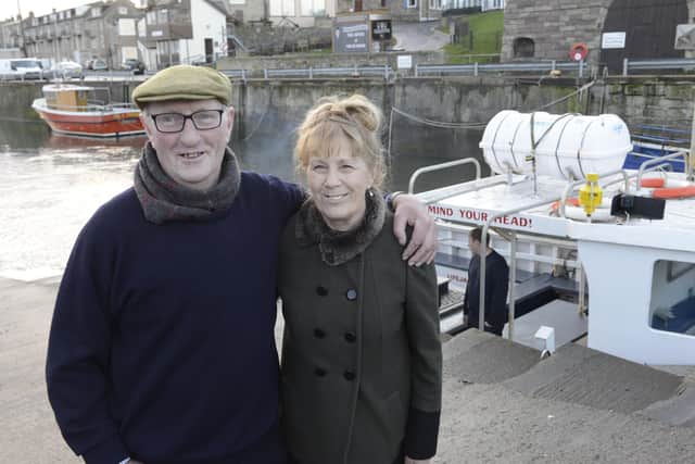 George and Ailsa Shiel of Golden Gate Boat Trips.
Picture by Jane Coltman